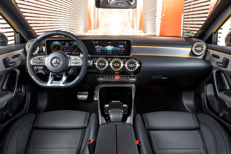 Illustration for article titled 2019 Mercedes-AMG A35: Benz's New Hot Hatch Has Toys for Your Next Track Day